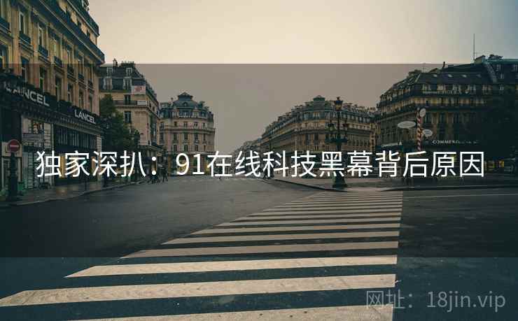 独家深扒：91在线科技黑幕背后原因