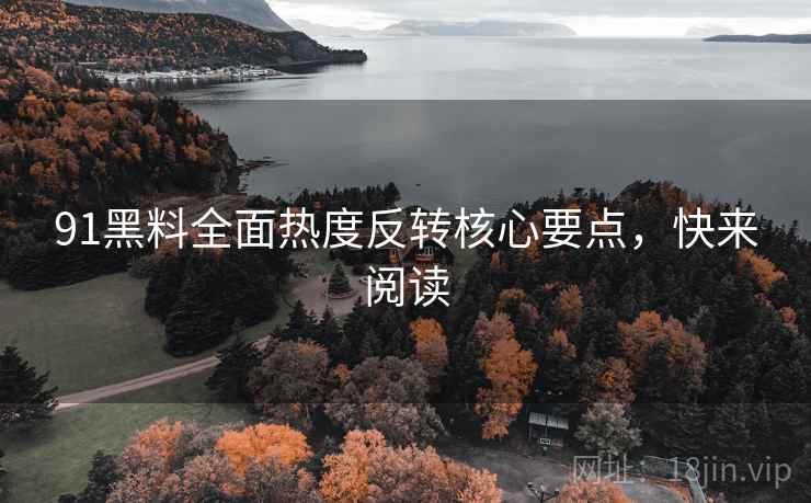 91黑料全面热度反转核心要点，快来阅读